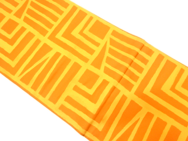 JAPANESE FUKURO OBI / WOVEN GEOMETRIC